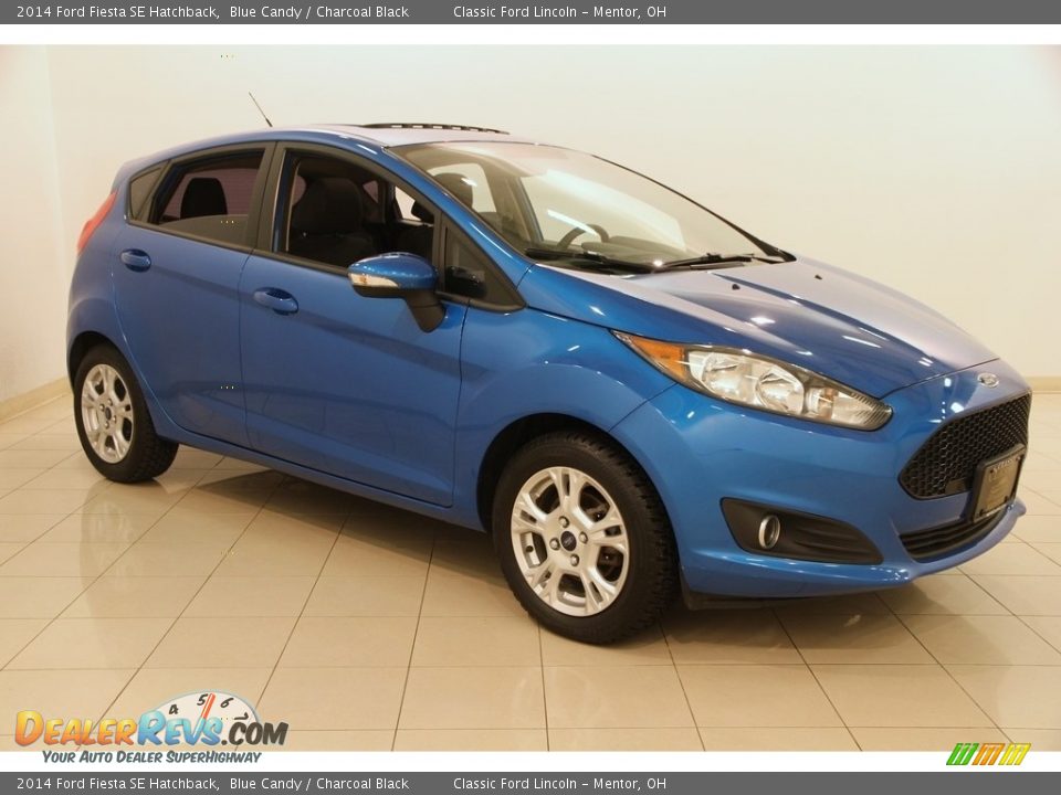 2014 Ford Fiesta SE Hatchback Blue Candy / Charcoal Black Photo #1