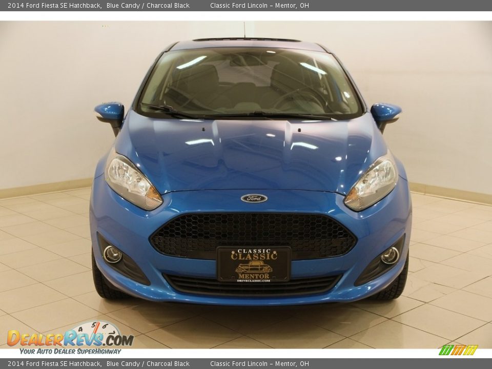2014 Ford Fiesta SE Hatchback Blue Candy / Charcoal Black Photo #2