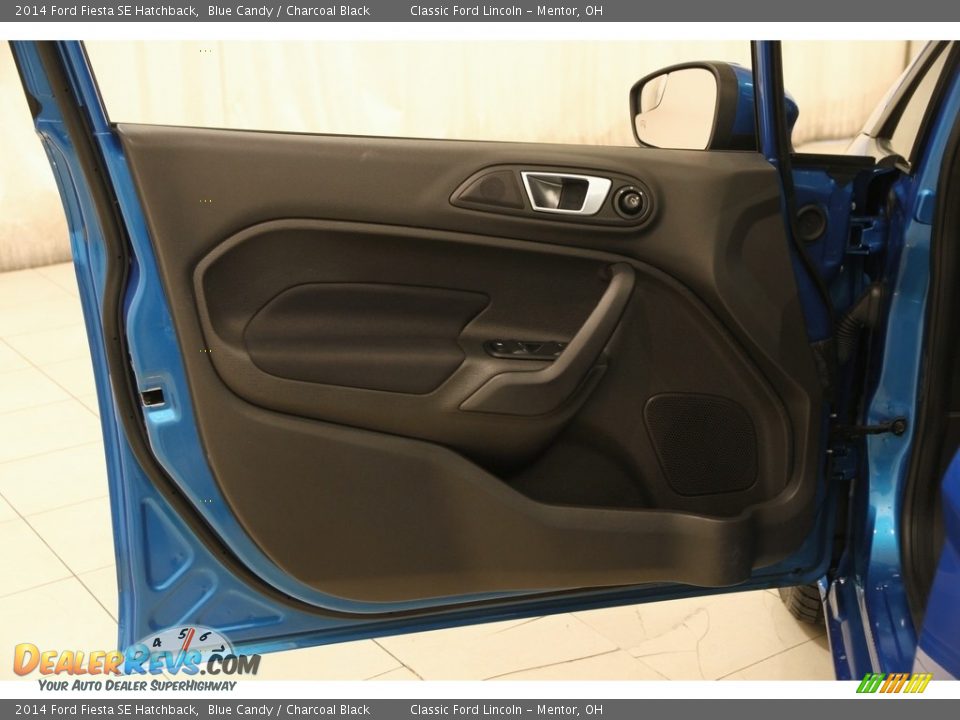2014 Ford Fiesta SE Hatchback Blue Candy / Charcoal Black Photo #4
