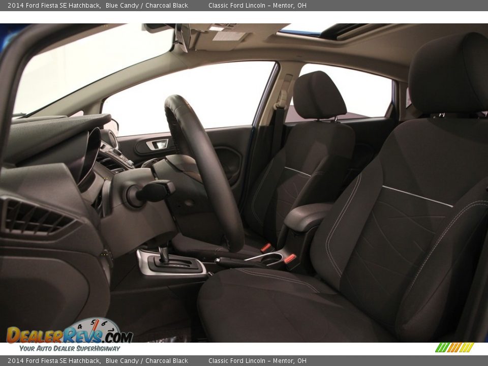 2014 Ford Fiesta SE Hatchback Blue Candy / Charcoal Black Photo #5
