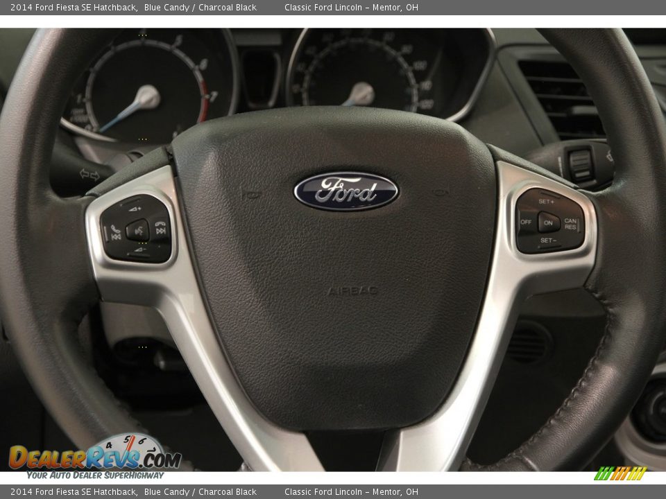 2014 Ford Fiesta SE Hatchback Blue Candy / Charcoal Black Photo #7