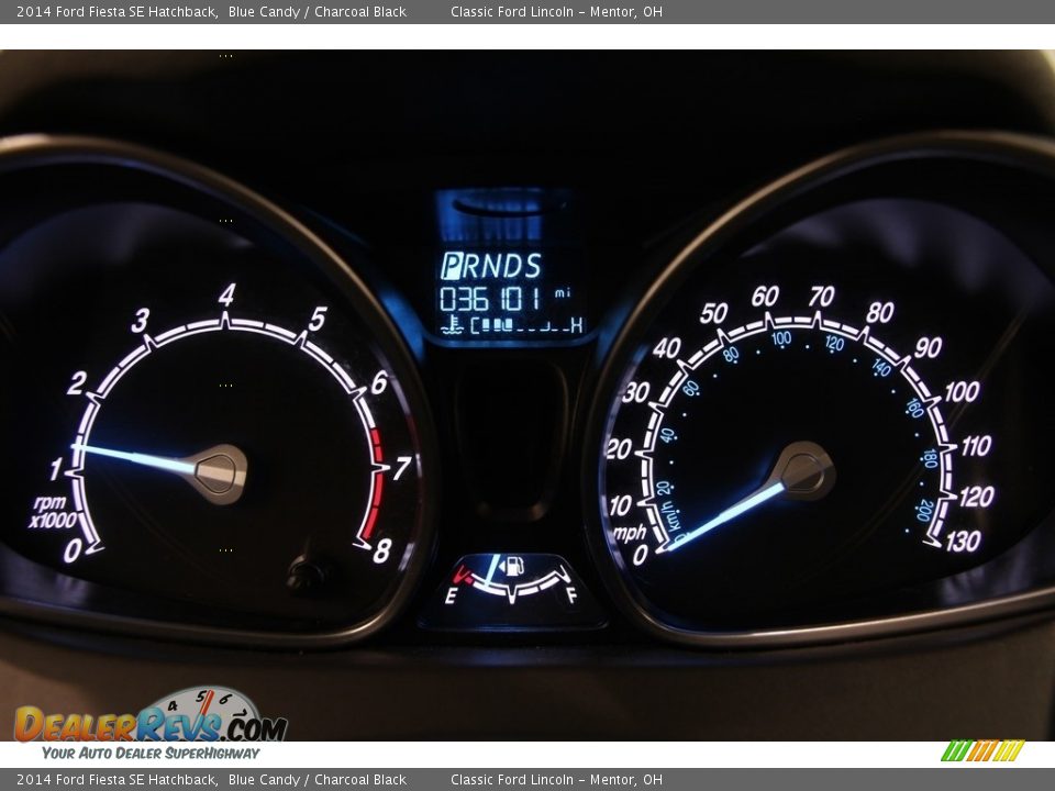 2014 Ford Fiesta SE Hatchback Blue Candy / Charcoal Black Photo #8