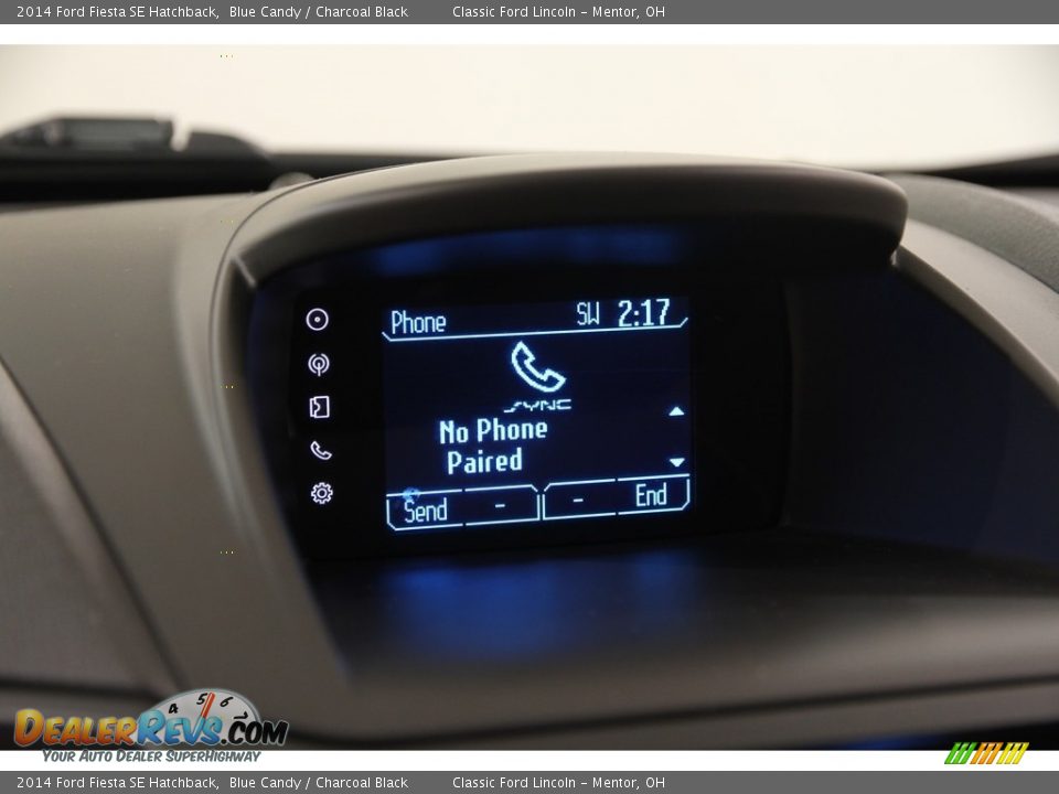 2014 Ford Fiesta SE Hatchback Blue Candy / Charcoal Black Photo #11