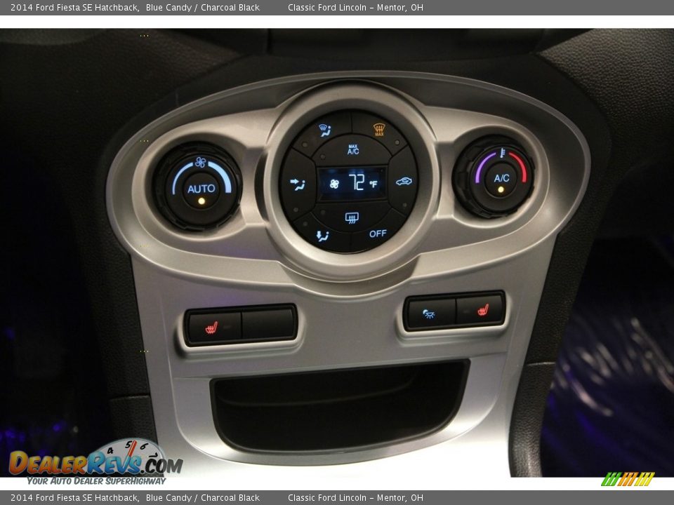 2014 Ford Fiesta SE Hatchback Blue Candy / Charcoal Black Photo #12