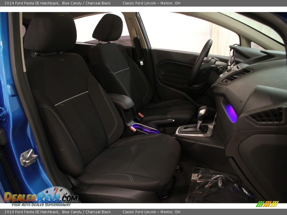 2014 Ford Fiesta SE Hatchback Blue Candy / Charcoal Black Photo #14
