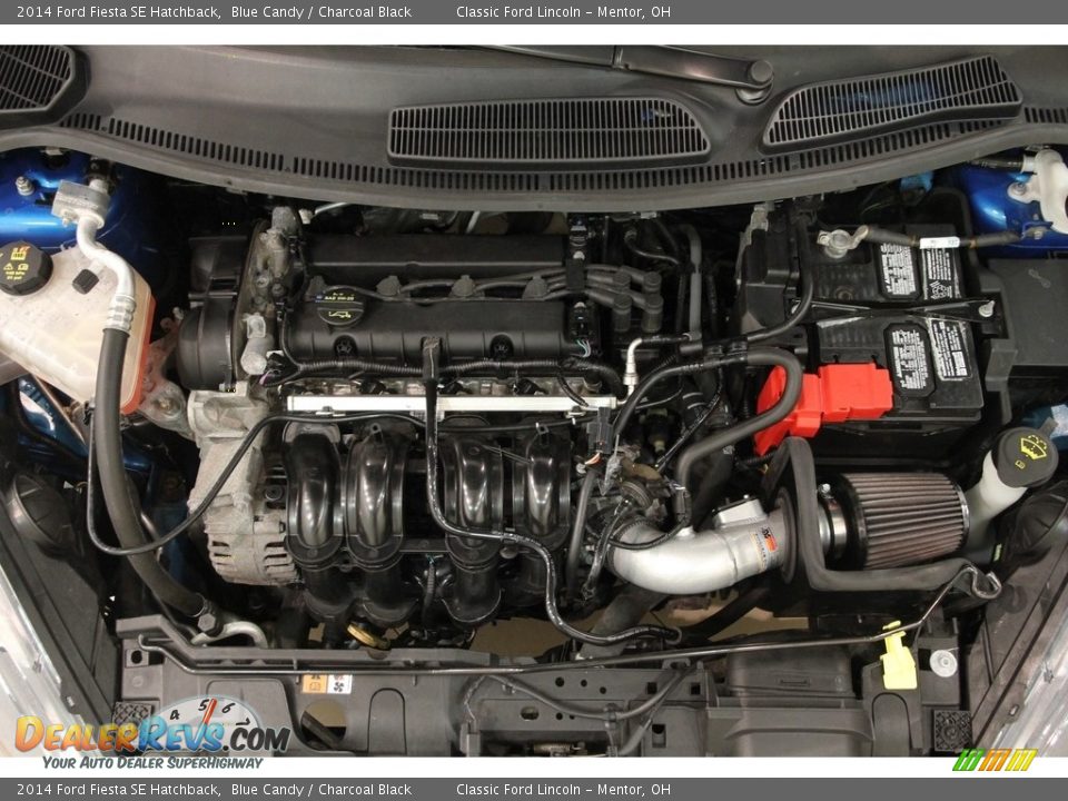 2014 Ford Fiesta SE Hatchback Blue Candy / Charcoal Black Photo #18