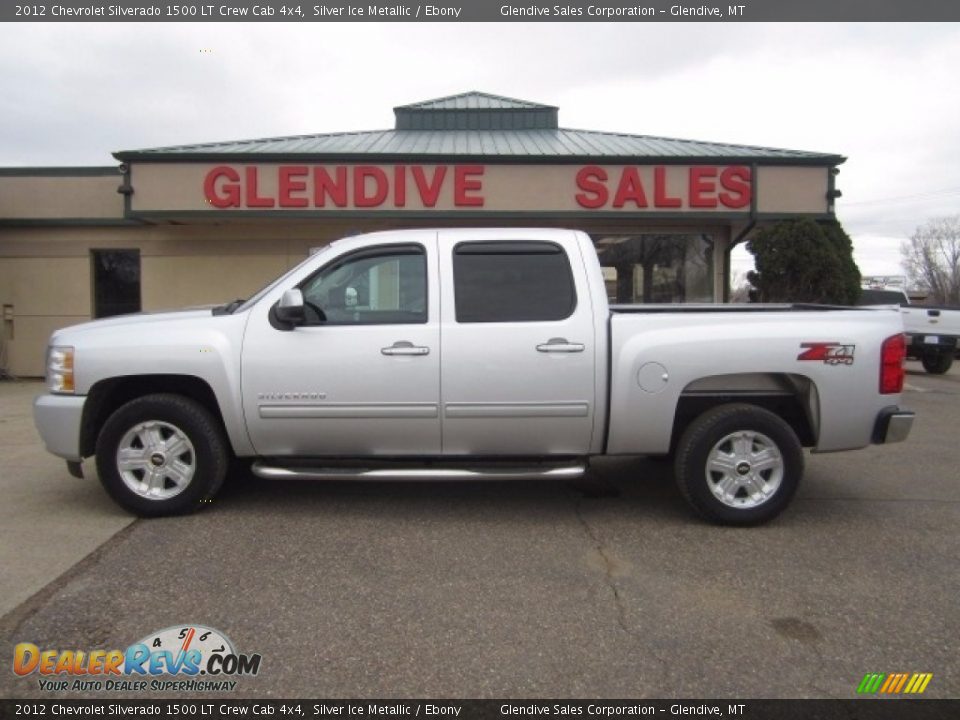 2012 Chevrolet Silverado 1500 LT Crew Cab 4x4 Silver Ice Metallic / Ebony Photo #5