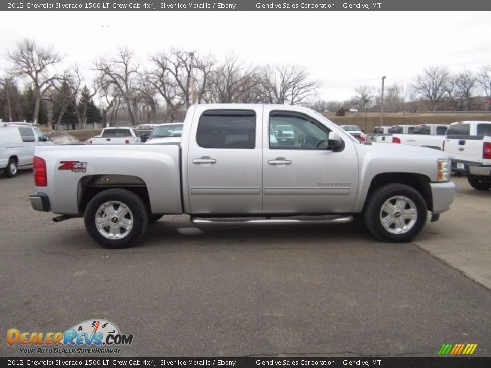 2012 Chevrolet Silverado 1500 LT Crew Cab 4x4 Silver Ice Metallic / Ebony Photo #6