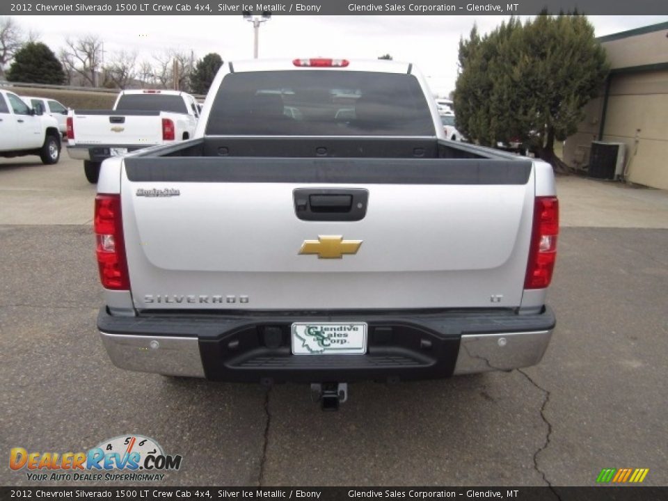 2012 Chevrolet Silverado 1500 LT Crew Cab 4x4 Silver Ice Metallic / Ebony Photo #8