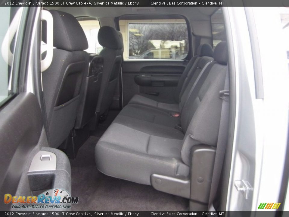 2012 Chevrolet Silverado 1500 LT Crew Cab 4x4 Silver Ice Metallic / Ebony Photo #15