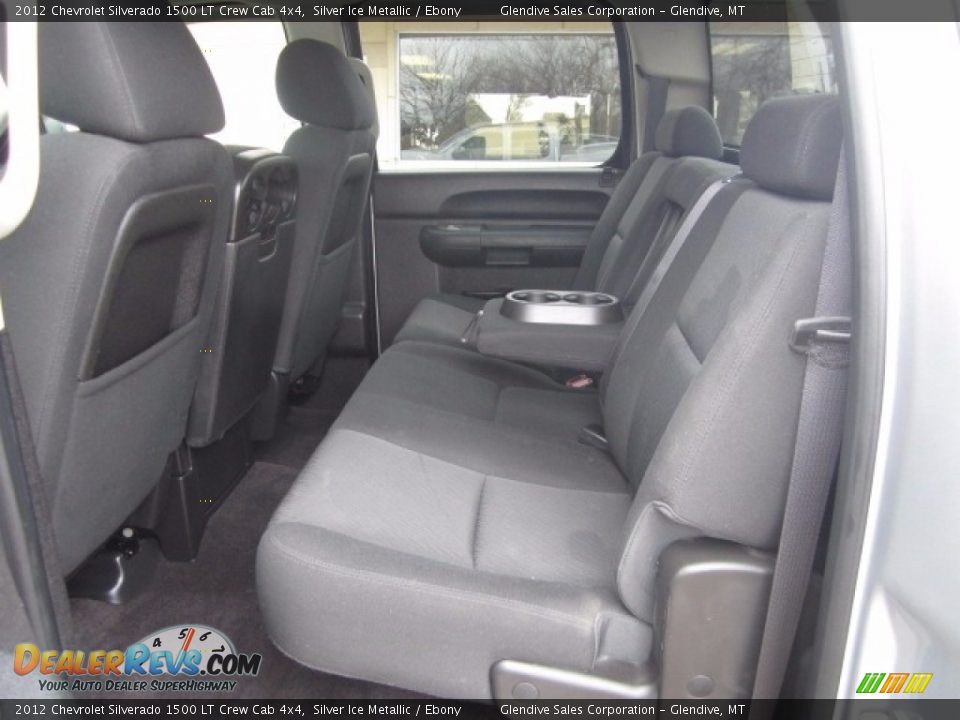 2012 Chevrolet Silverado 1500 LT Crew Cab 4x4 Silver Ice Metallic / Ebony Photo #16