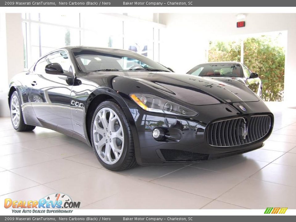 2009 Maserati GranTurismo Nero Carbonio (Black) / Nero Photo #1