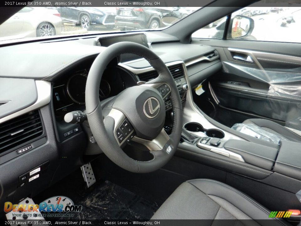 2017 Lexus RX 350 AWD Atomic Silver / Black Photo #2
