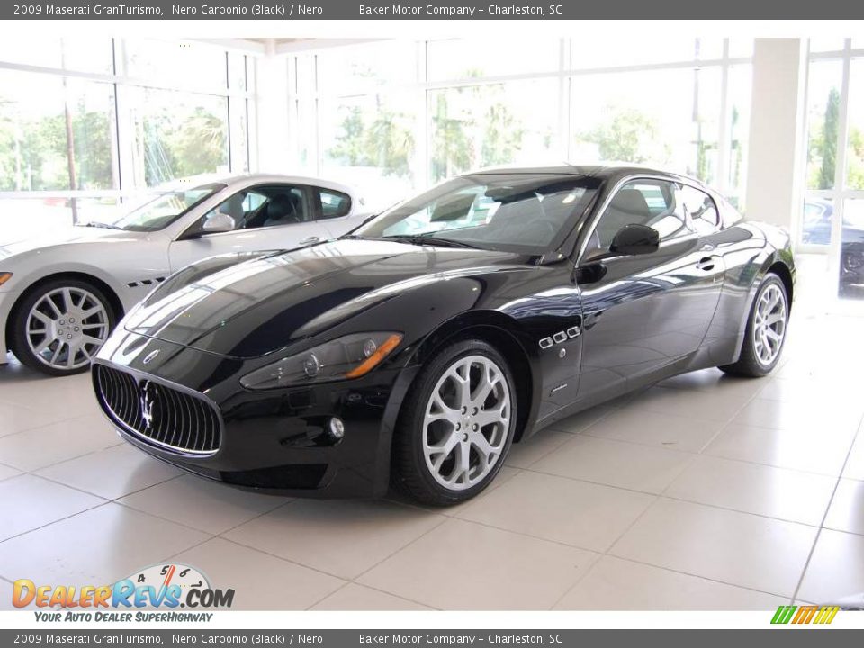 2009 Maserati GranTurismo Nero Carbonio (Black) / Nero Photo #2