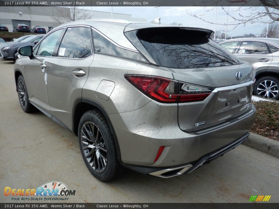 2017 Lexus RX 350 AWD Atomic Silver / Black Photo #3