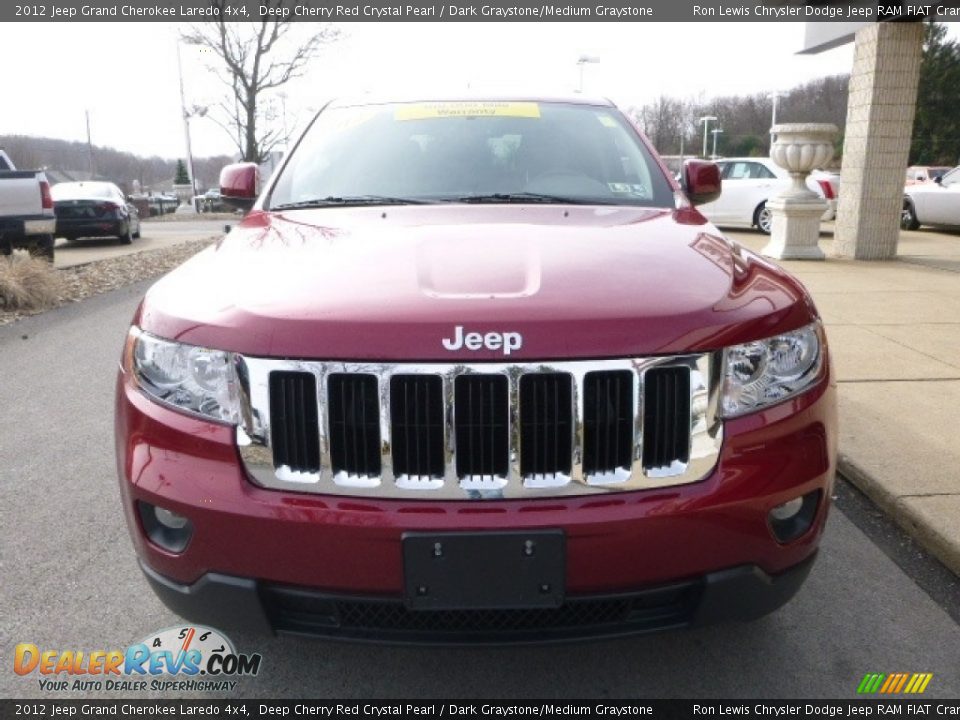 2012 Jeep Grand Cherokee Laredo 4x4 Deep Cherry Red Crystal Pearl / Dark Graystone/Medium Graystone Photo #4