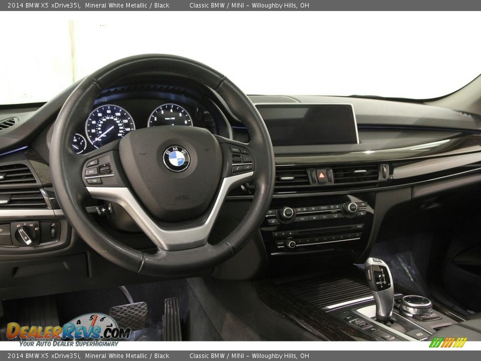 2014 BMW X5 xDrive35i Mineral White Metallic / Black Photo #8