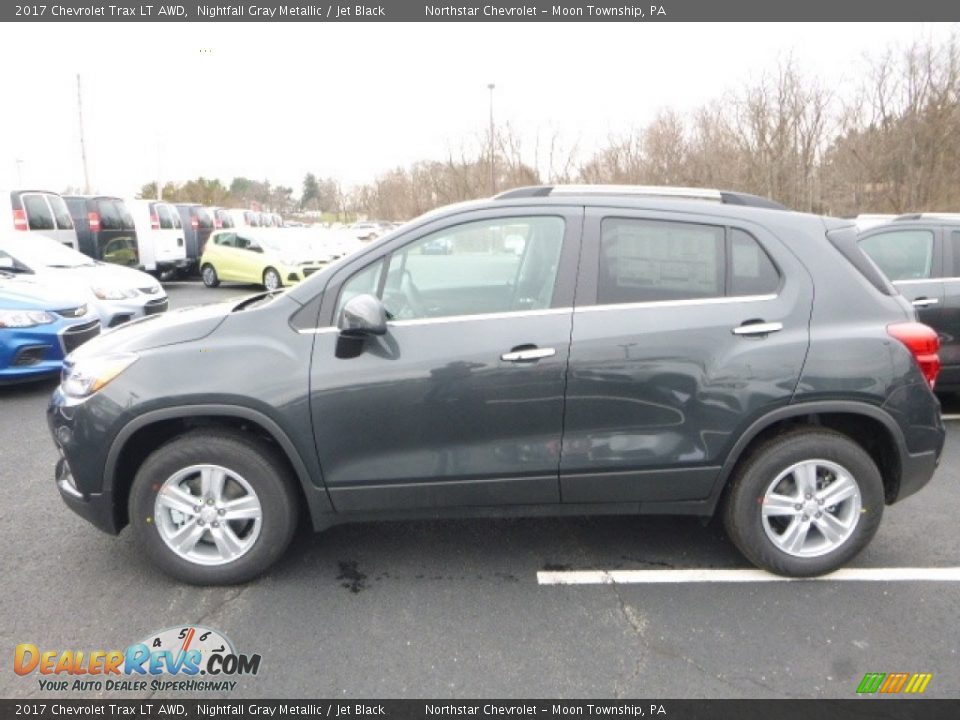 2017 Chevrolet Trax LT AWD Nightfall Gray Metallic / Jet Black Photo #2