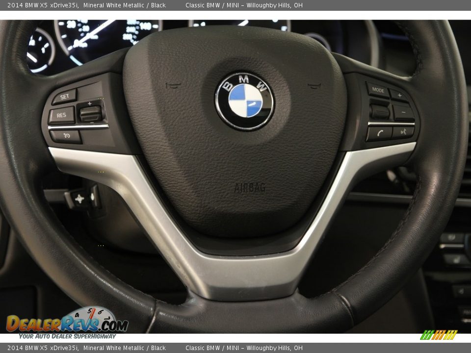 2014 BMW X5 xDrive35i Mineral White Metallic / Black Photo #9