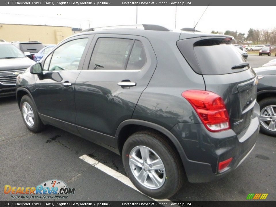 2017 Chevrolet Trax LT AWD Nightfall Gray Metallic / Jet Black Photo #3