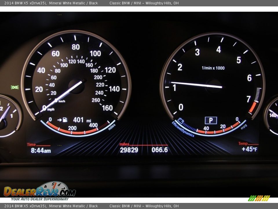 2014 BMW X5 xDrive35i Mineral White Metallic / Black Photo #10