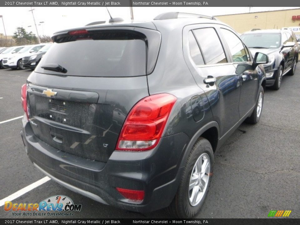 2017 Chevrolet Trax LT AWD Nightfall Gray Metallic / Jet Black Photo #5