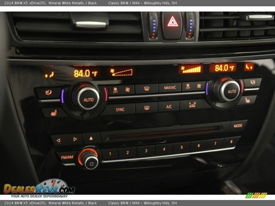2014 BMW X5 xDrive35i Mineral White Metallic / Black Photo #12