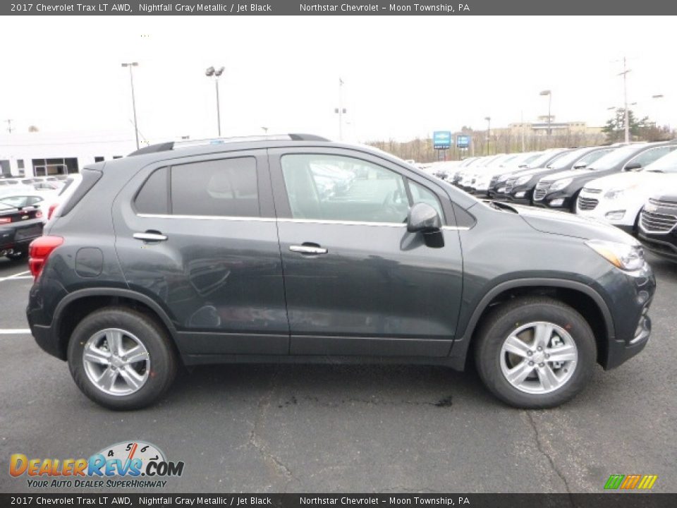 2017 Chevrolet Trax LT AWD Nightfall Gray Metallic / Jet Black Photo #6