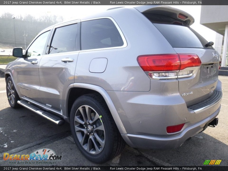 2017 Jeep Grand Cherokee Overland 4x4 Billet Silver Metallic / Black Photo #2