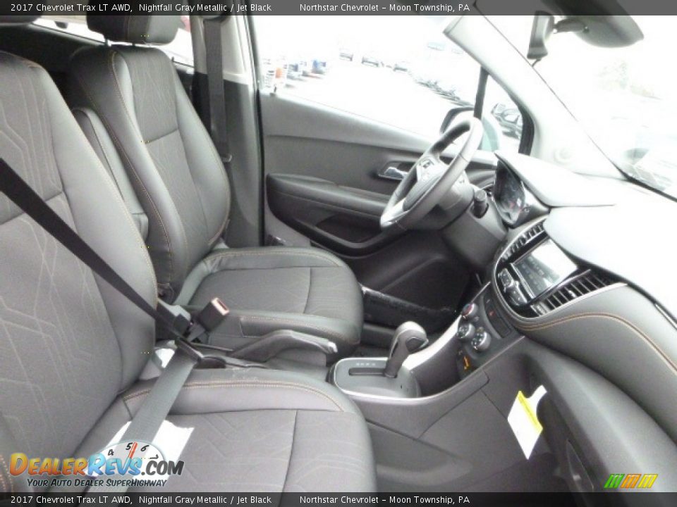 2017 Chevrolet Trax LT AWD Nightfall Gray Metallic / Jet Black Photo #10