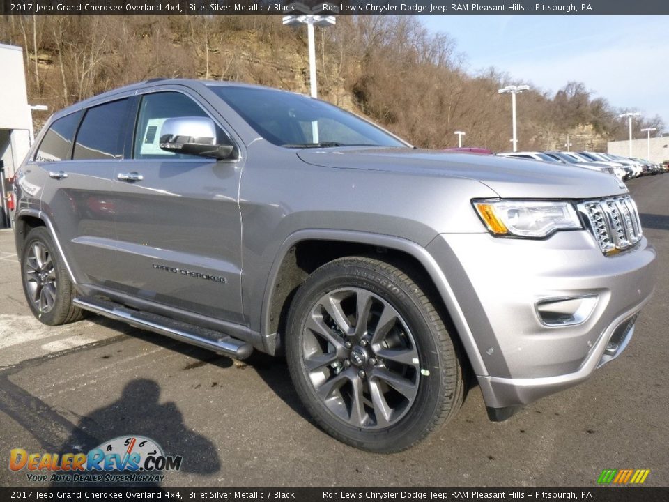 2017 Jeep Grand Cherokee Overland 4x4 Billet Silver Metallic / Black Photo #6