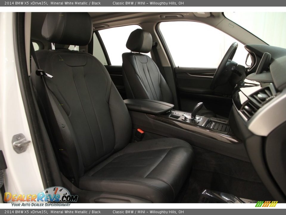 2014 BMW X5 xDrive35i Mineral White Metallic / Black Photo #23