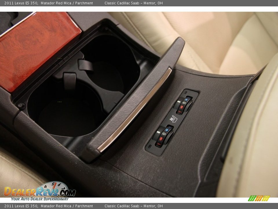 2011 Lexus ES 350 Matador Red Mica / Parchment Photo #15