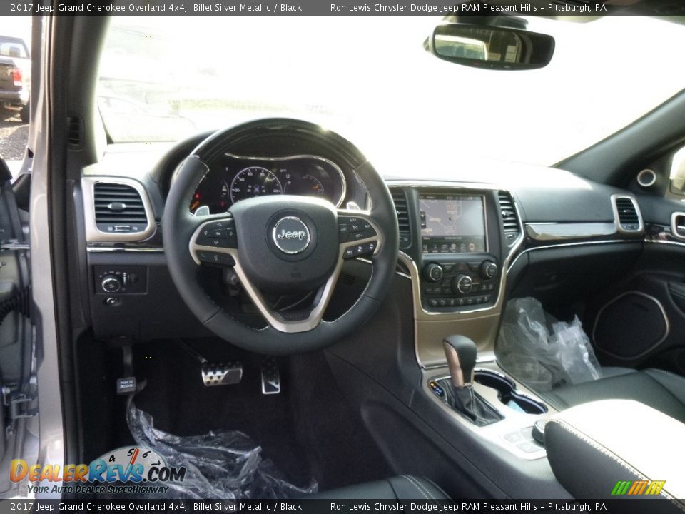 2017 Jeep Grand Cherokee Overland 4x4 Billet Silver Metallic / Black Photo #10