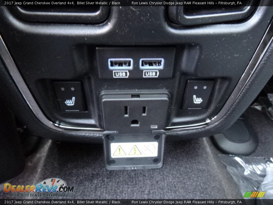 2017 Jeep Grand Cherokee Overland 4x4 Billet Silver Metallic / Black Photo #11