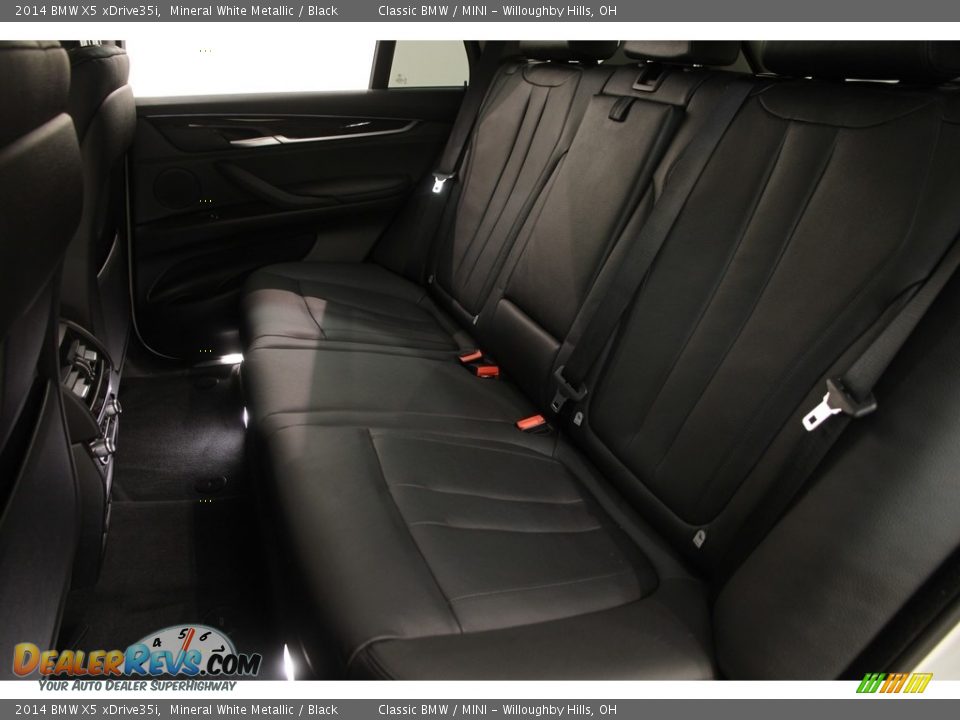 2014 BMW X5 xDrive35i Mineral White Metallic / Black Photo #25