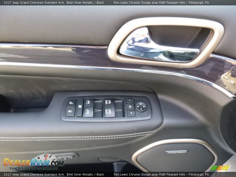 2017 Jeep Grand Cherokee Overland 4x4 Billet Silver Metallic / Black Photo #12