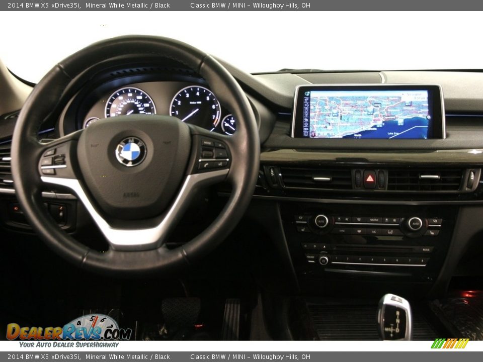 2014 BMW X5 xDrive35i Mineral White Metallic / Black Photo #27