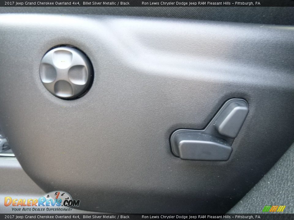 2017 Jeep Grand Cherokee Overland 4x4 Billet Silver Metallic / Black Photo #15