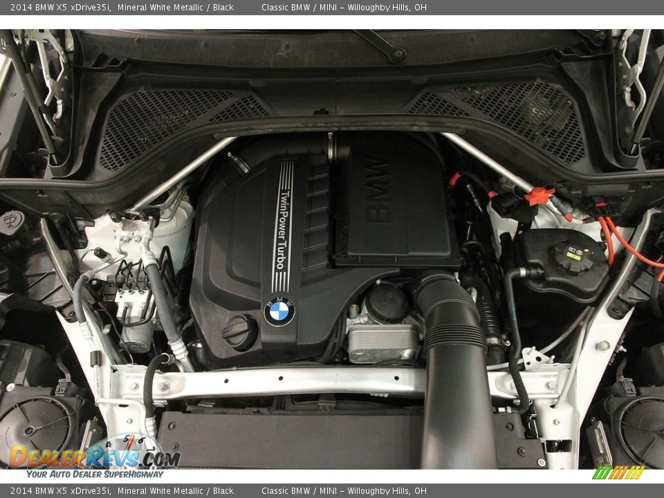 2014 BMW X5 xDrive35i Mineral White Metallic / Black Photo #30