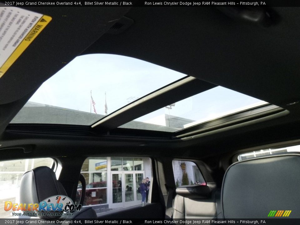 2017 Jeep Grand Cherokee Overland 4x4 Billet Silver Metallic / Black Photo #16