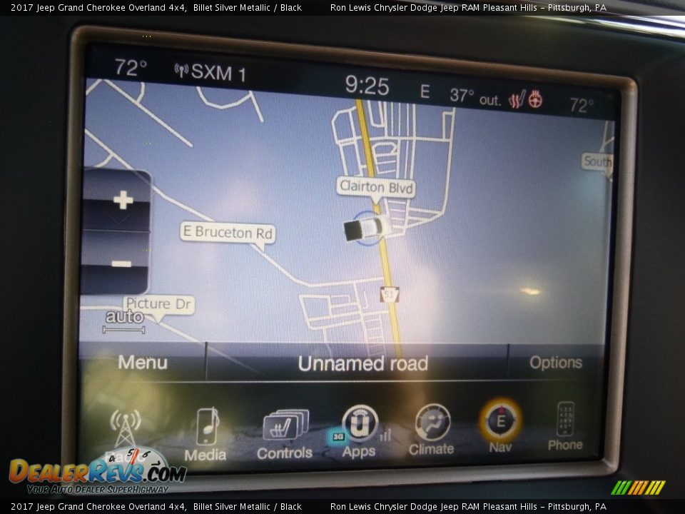 2017 Jeep Grand Cherokee Overland 4x4 Billet Silver Metallic / Black Photo #18