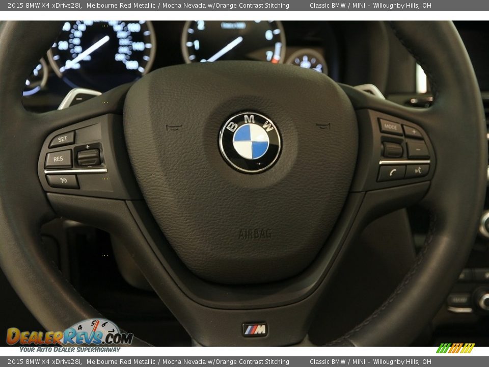 2015 BMW X4 xDrive28i Steering Wheel Photo #10
