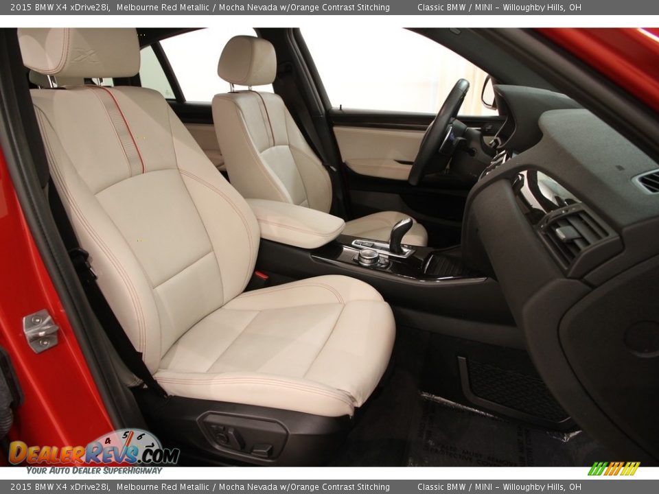 Front Seat of 2015 BMW X4 xDrive28i Photo #21