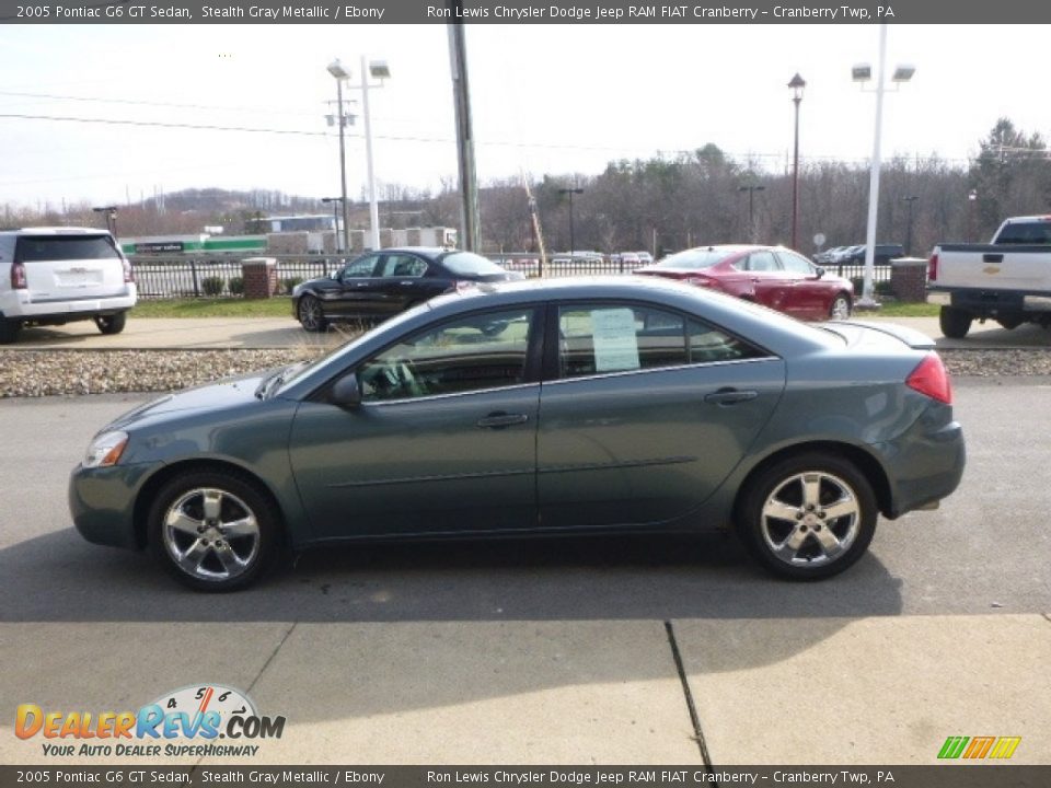 2005 Pontiac G6 GT Sedan Stealth Gray Metallic / Ebony Photo #6
