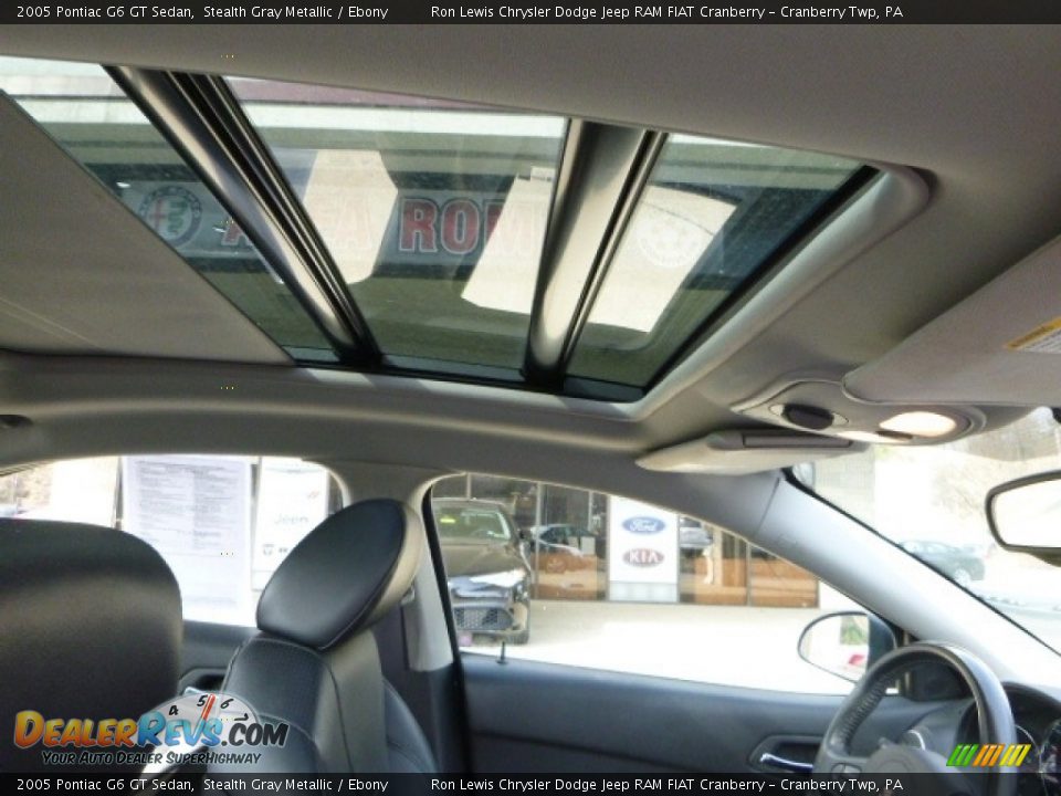 2005 Pontiac G6 GT Sedan Stealth Gray Metallic / Ebony Photo #11