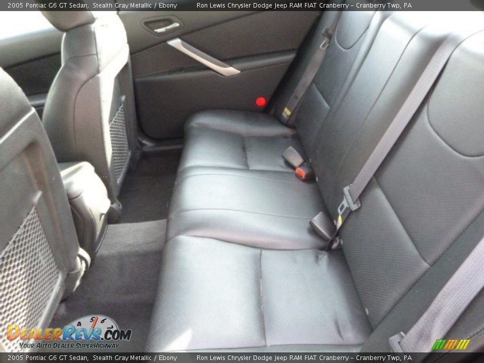 2005 Pontiac G6 GT Sedan Stealth Gray Metallic / Ebony Photo #13