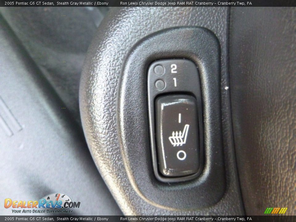 2005 Pontiac G6 GT Sedan Stealth Gray Metallic / Ebony Photo #18