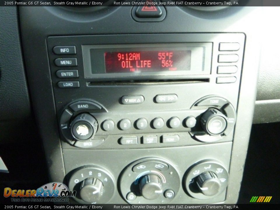 2005 Pontiac G6 GT Sedan Stealth Gray Metallic / Ebony Photo #19