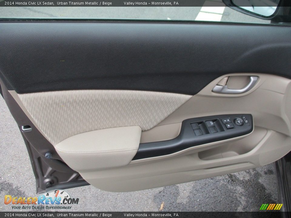 Door Panel of 2014 Honda Civic LX Sedan Photo #10